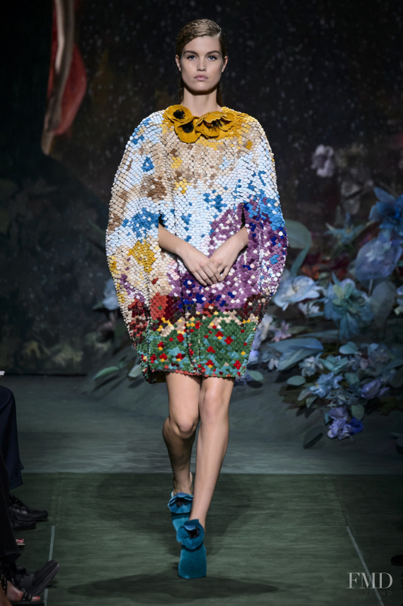 Luna Bijl featured in  the Fendi Couture fashion show for Autumn/Winter 2017
