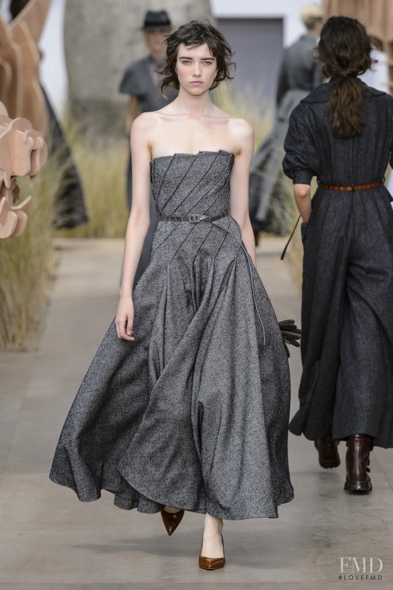 Grace Hartzel featured in  the Christian Dior Haute Couture fashion show for Autumn/Winter 2017
