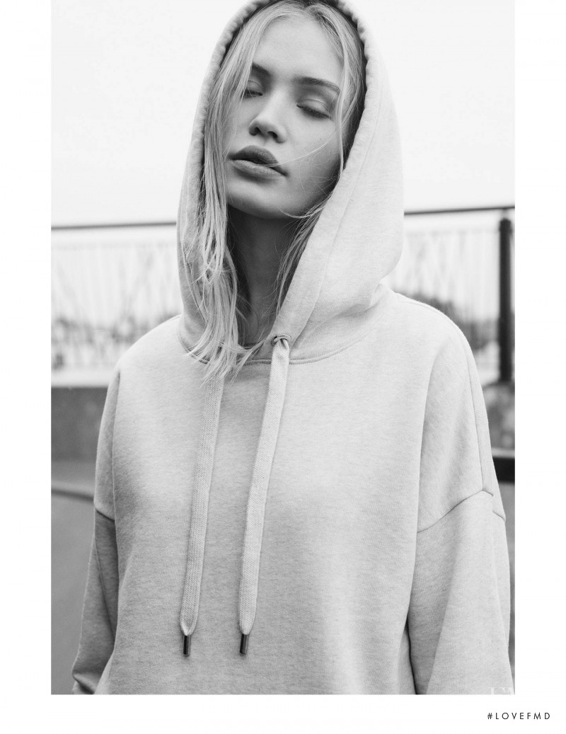 Camilla Forchhammer Christensen featured in  the H&M advertisement for Spring/Summer 2017
