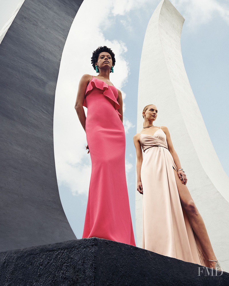 Londone Myers featured in  the Neiman Marcus Designer Dress lookbook for Spring/Summer 2017
