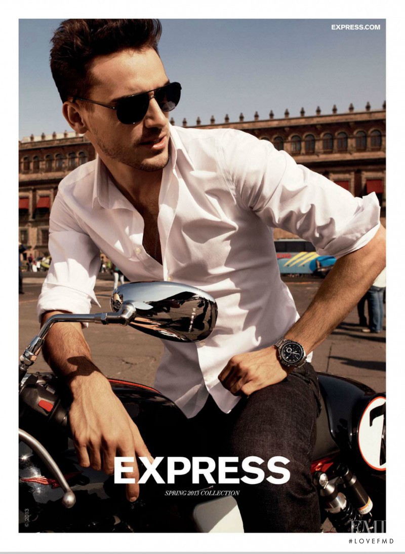 Arthur Kulkov featured in  the Express advertisement for Spring/Summer 2013
