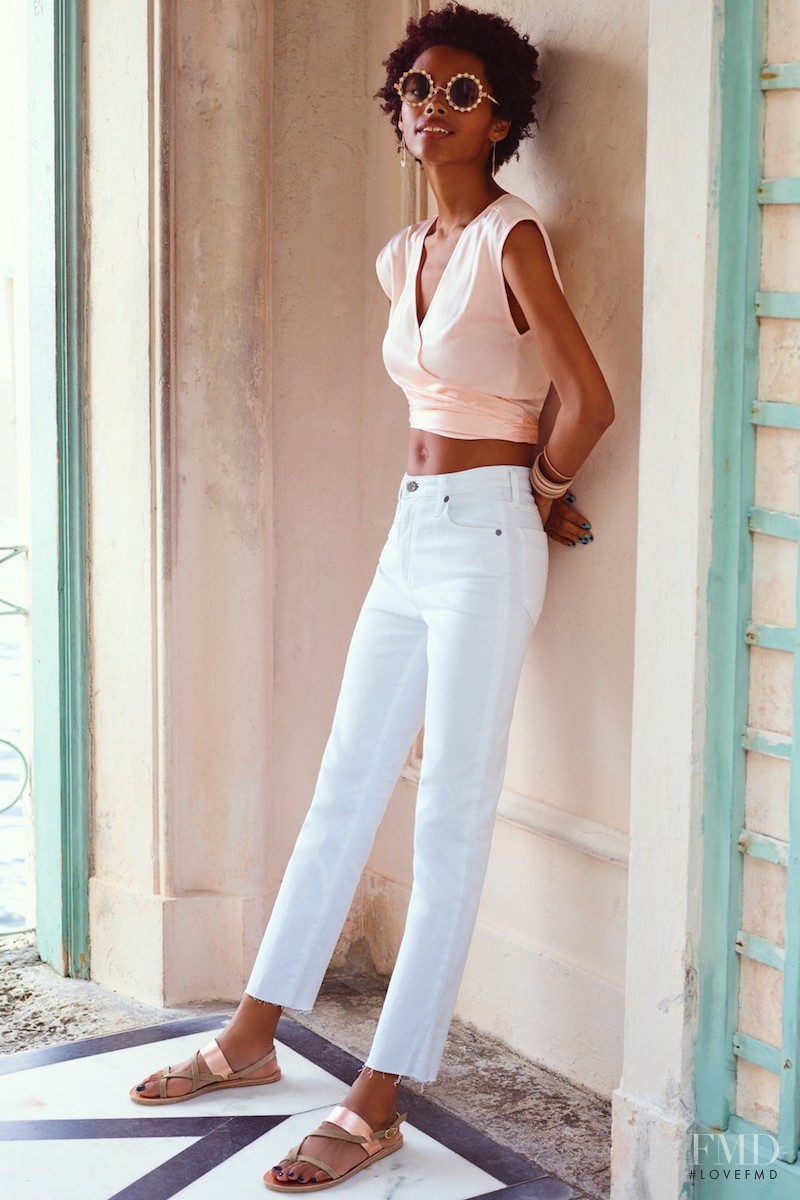 Londone Myers featured in  the Nordstrom Denim Report lookbook for Summer 2017