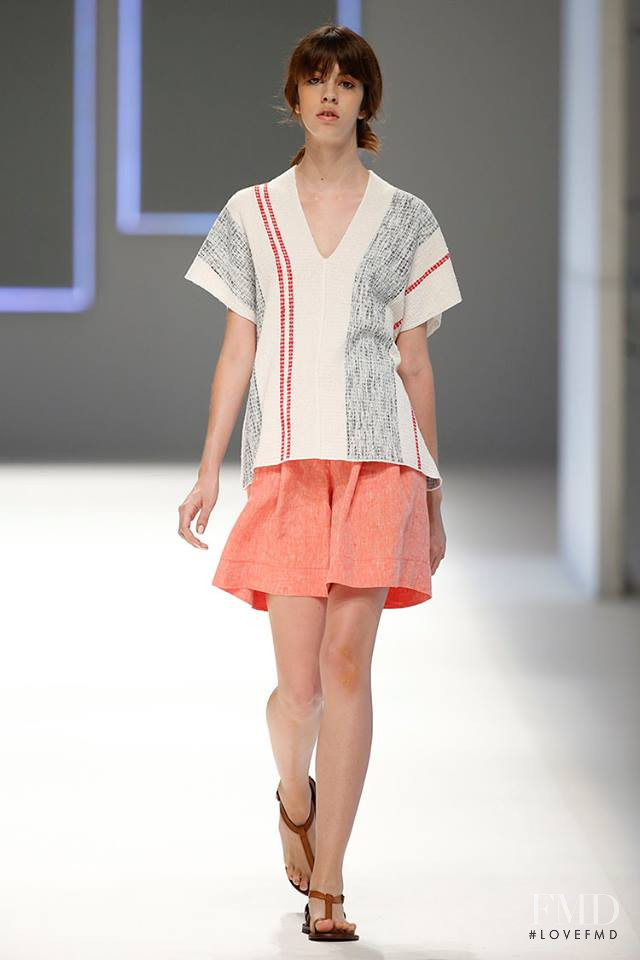 Mayka Merino featured in  the Sita Murt fashion show for Spring/Summer 2016