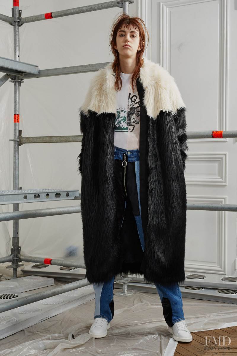 Mayka Merino featured in  the Off-White lookbook for Pre-Fall 2016