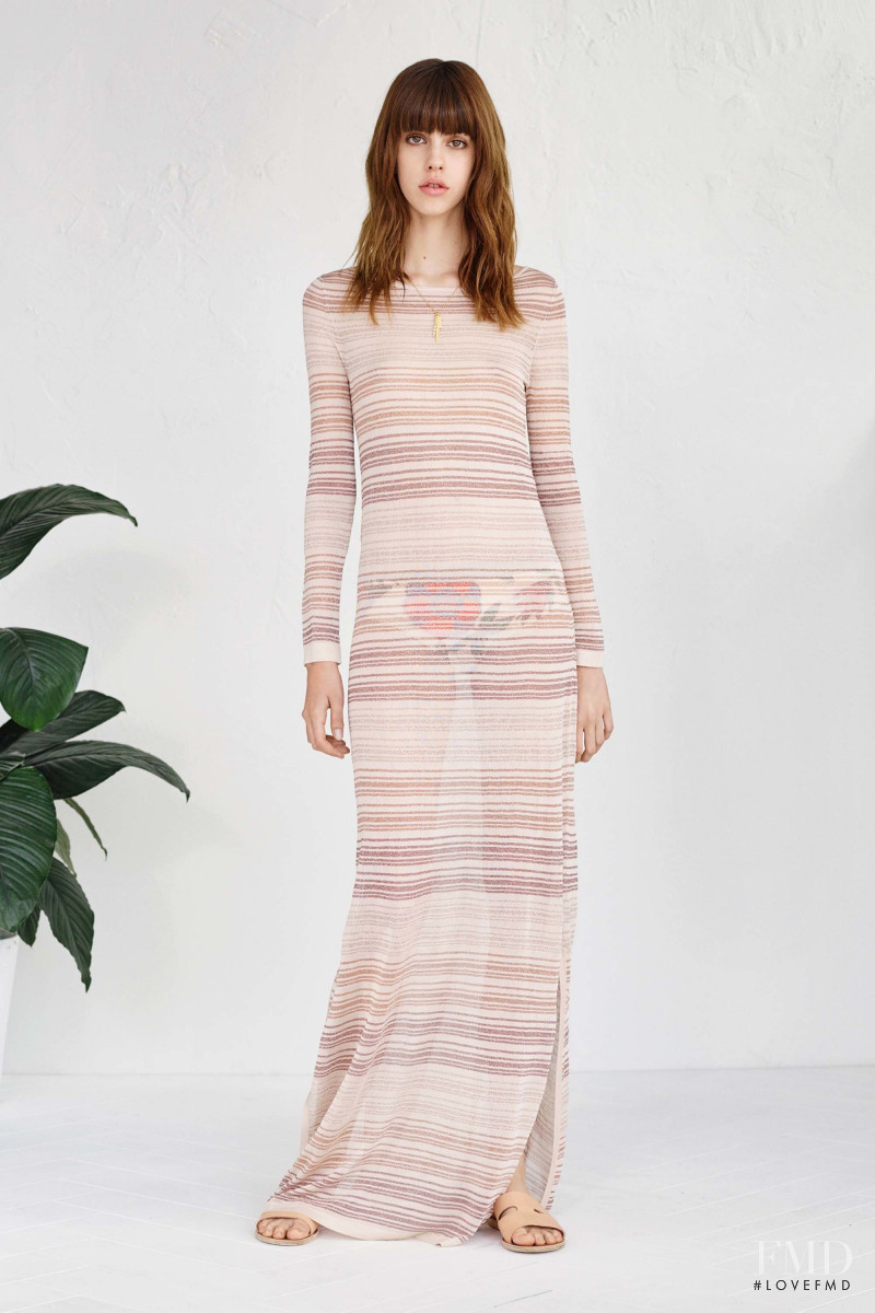 Mayka Merino featured in  the Elizabeth & James lookbook for Resort 2017