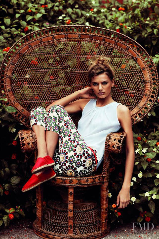 Bregje Heinen featured in  the Henry Cotton\'s advertisement for Spring/Summer 2013