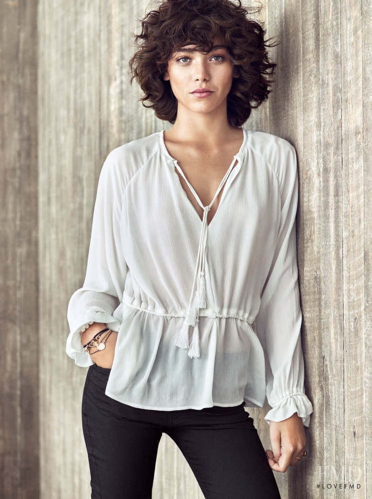 Steffy Argelich featured in  the H&M advertisement for Spring/Summer 2016