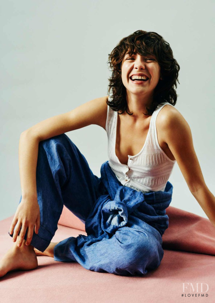 Steffy Argelich featured in  the Sessun advertisement for Spring/Summer 2016