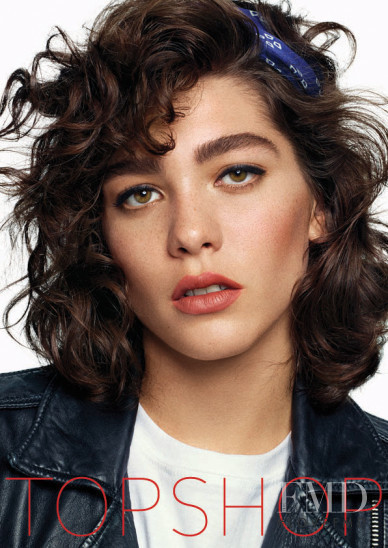 Steffy Argelich featured in  the Topshop Beauty advertisement for Spring/Summer 2016