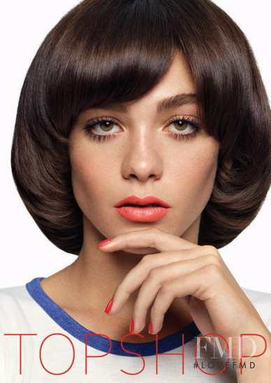 Steffy Argelich featured in  the Topshop Beauty advertisement for Spring/Summer 2016