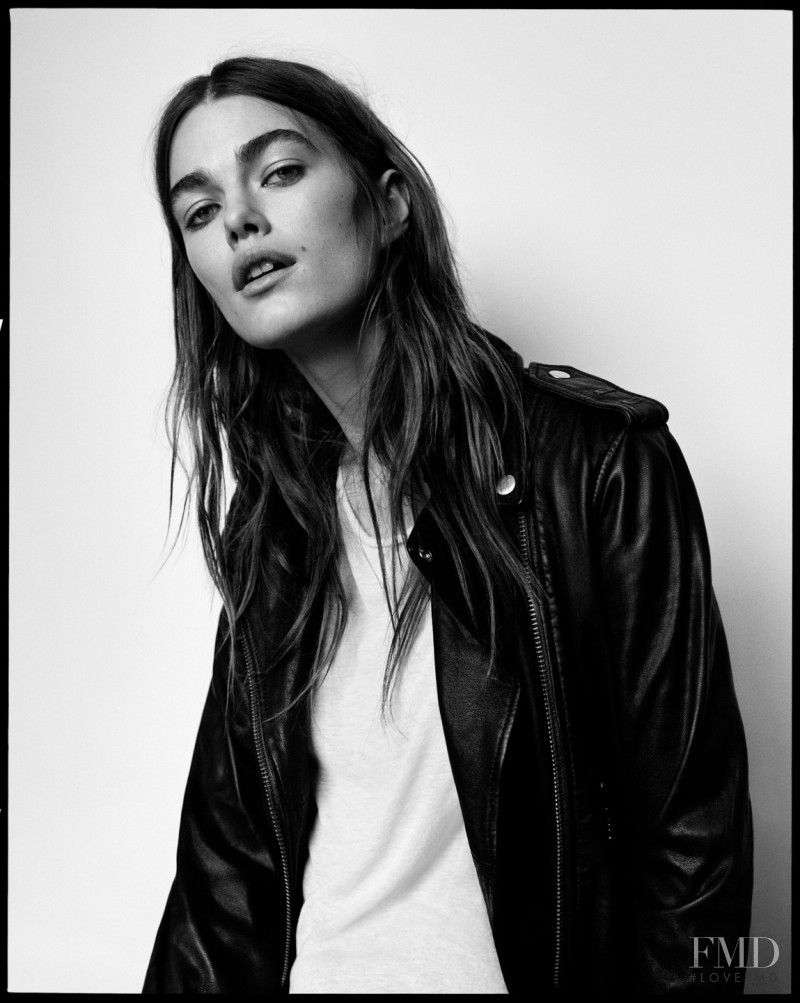 Mathilde Brandi featured in  the AllSaints advertisement for Spring/Summer 2016