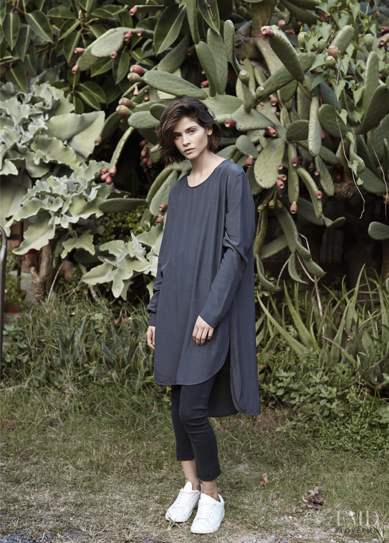 Alba Galocha featured in  the Mango lookbook for Spring/Summer 2015