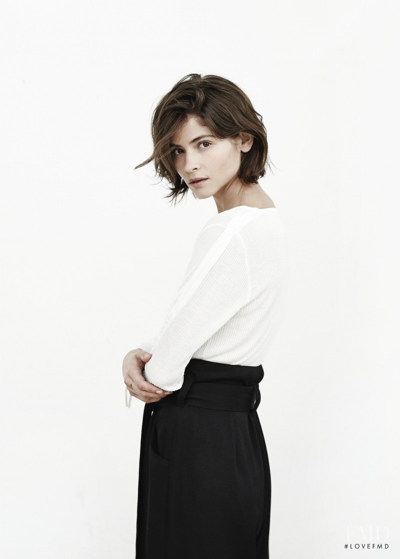 Alba Galocha featured in  the Mango lookbook for Spring/Summer 2015