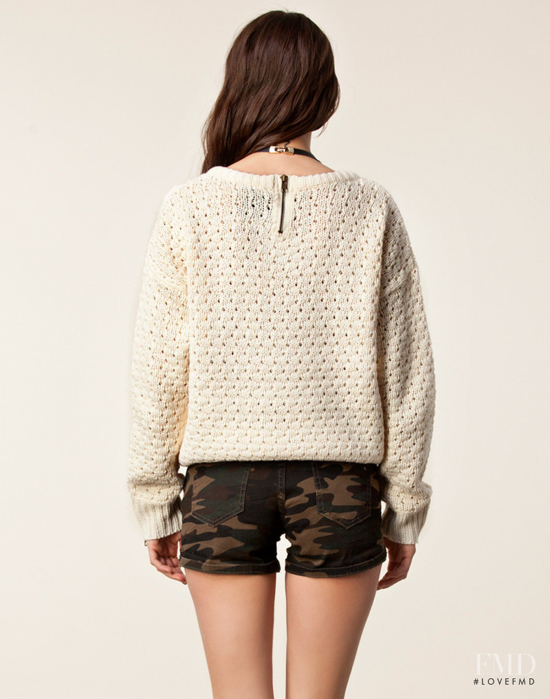 Alba Galocha featured in  the nelly.com Jumpers & Cardigans catalogue for Spring/Summer 2013