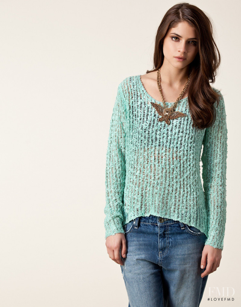 Alba Galocha featured in  the nelly.com Jumpers & Cardigans catalogue for Spring/Summer 2013