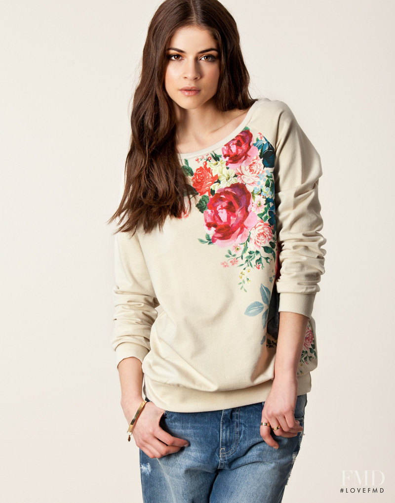 Alba Galocha featured in  the nelly.com Jumpers & Cardigans catalogue for Spring/Summer 2013