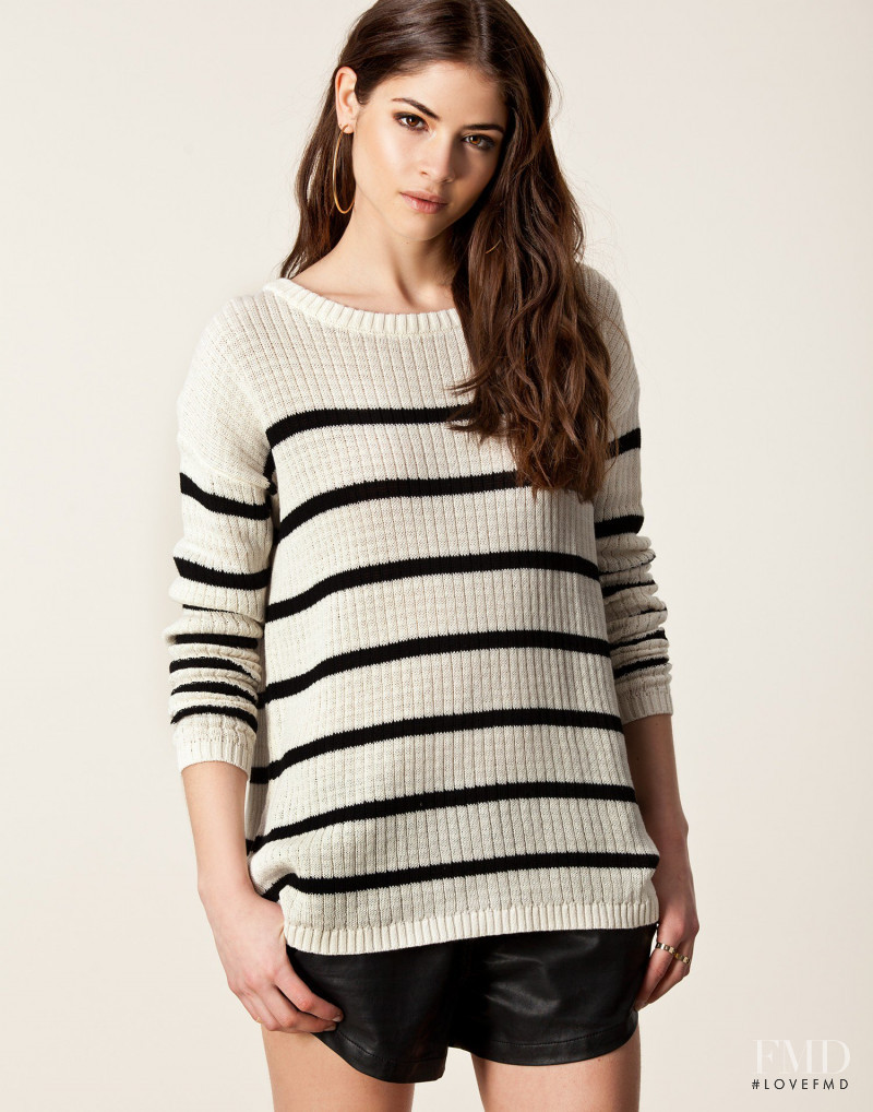 Alba Galocha featured in  the nelly.com Jumpers & Cardigans catalogue for Spring/Summer 2013