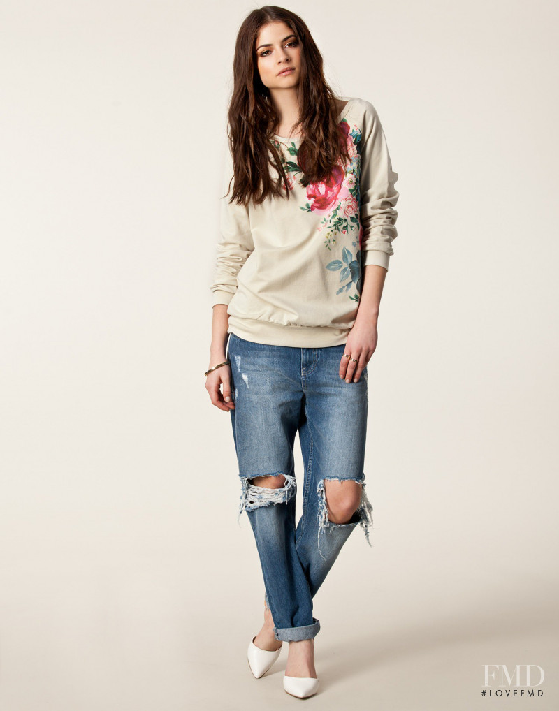 Alba Galocha featured in  the nelly.com Jumpers & Cardigans catalogue for Spring/Summer 2013