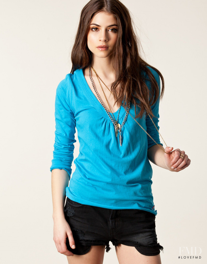 Alba Galocha featured in  the nelly.com Jumpers & Cardigans catalogue for Spring/Summer 2013