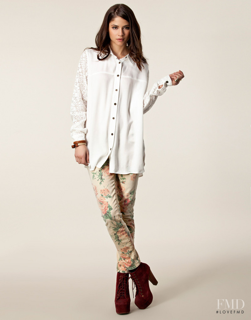 Alba Galocha featured in  the nelly.com Jumpers & Cardigans catalogue for Spring/Summer 2013