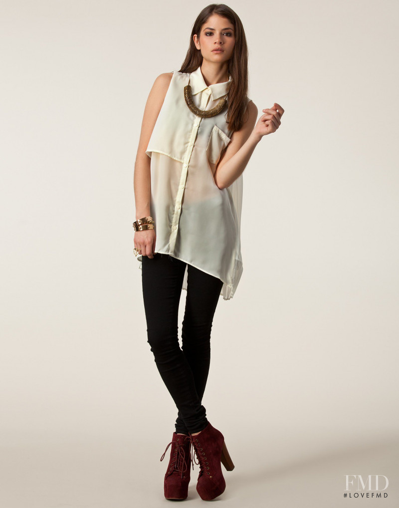 Alba Galocha featured in  the nelly.com Jumpers & Cardigans catalogue for Spring/Summer 2013