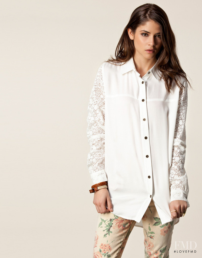 Alba Galocha featured in  the nelly.com Jumpers & Cardigans catalogue for Spring/Summer 2013