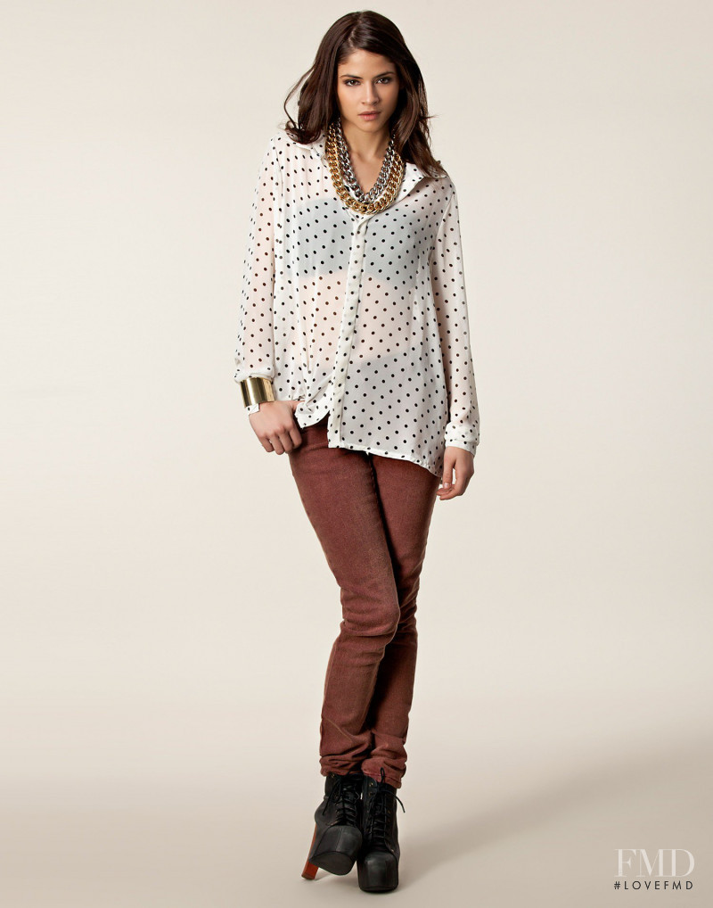 Alba Galocha featured in  the nelly.com Jumpers & Cardigans catalogue for Spring/Summer 2013