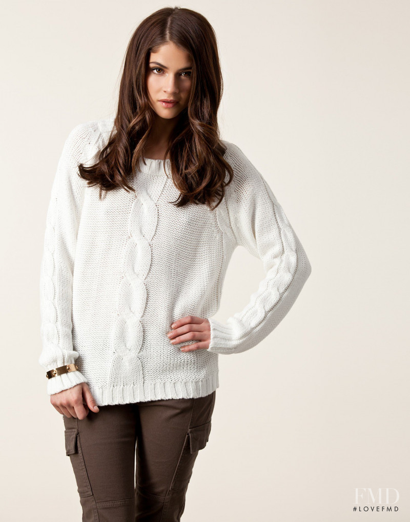 Alba Galocha featured in  the nelly.com Jumpers & Cardigans catalogue for Spring/Summer 2013