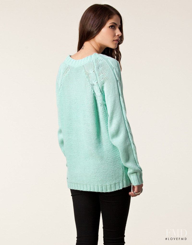 Alba Galocha featured in  the nelly.com Jumpers & Cardigans catalogue for Spring/Summer 2013