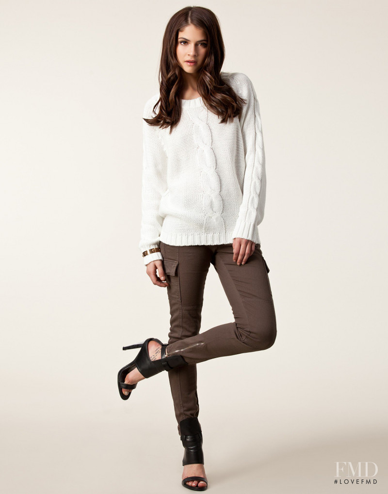 Alba Galocha featured in  the nelly.com Jumpers & Cardigans catalogue for Spring/Summer 2013
