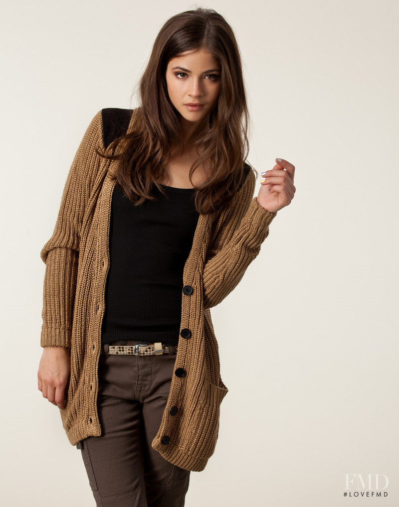 Alba Galocha featured in  the nelly.com Jumpers & Cardigans catalogue for Spring/Summer 2013