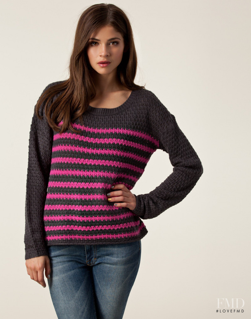 Alba Galocha featured in  the nelly.com Jumpers & Cardigans catalogue for Spring/Summer 2013