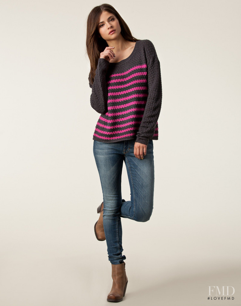 Alba Galocha featured in  the nelly.com Jumpers & Cardigans catalogue for Spring/Summer 2013