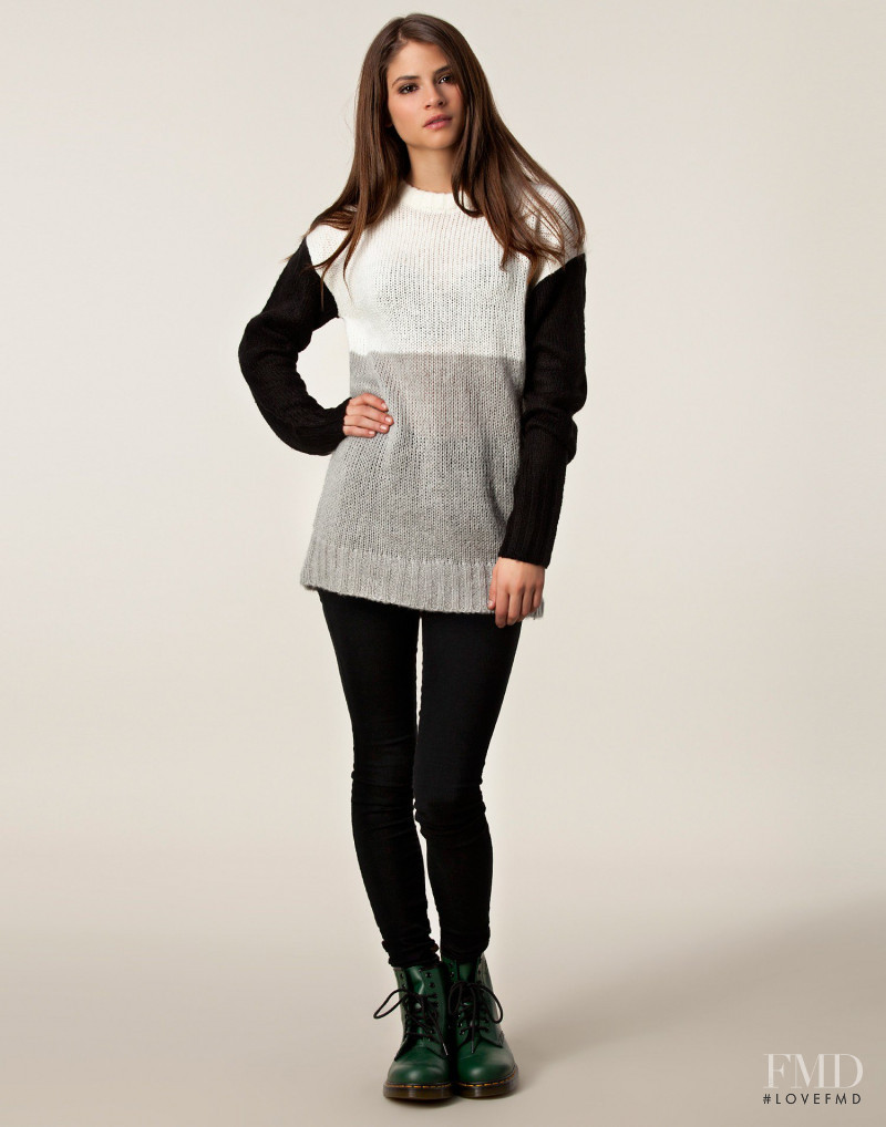 Alba Galocha featured in  the nelly.com Jumpers & Cardigans catalogue for Spring/Summer 2013