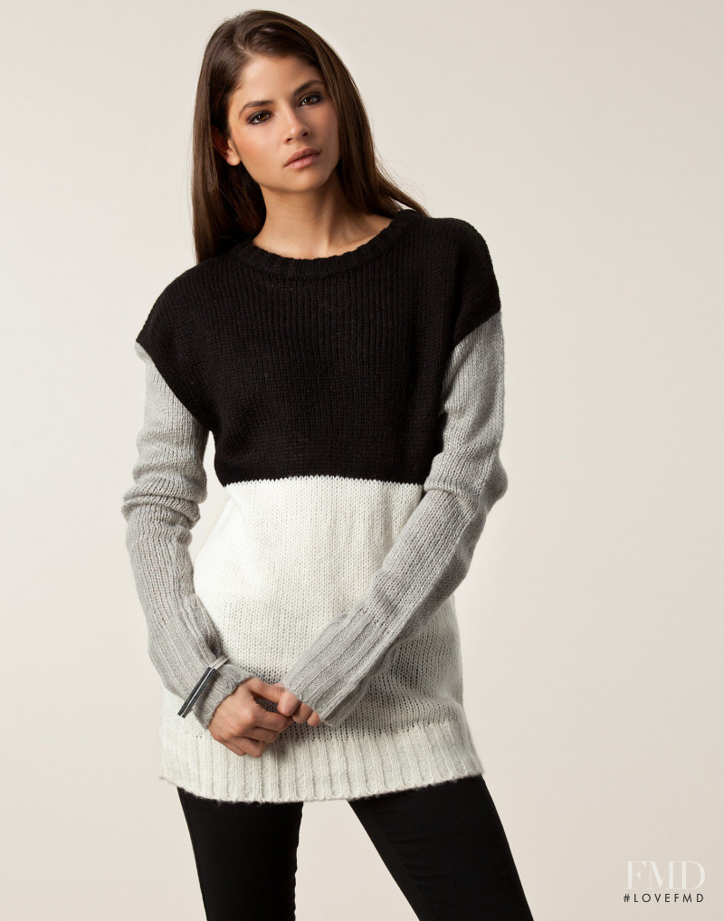 Alba Galocha featured in  the nelly.com Jumpers & Cardigans catalogue for Spring/Summer 2013