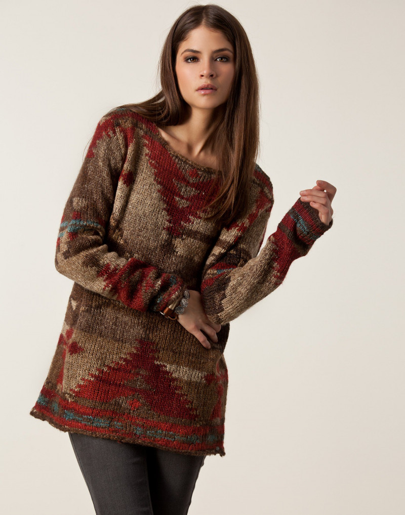 Alba Galocha featured in  the nelly.com Jumpers & Cardigans catalogue for Spring/Summer 2013
