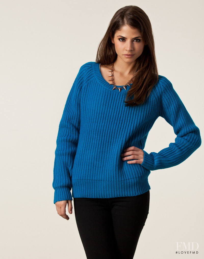 Alba Galocha featured in  the nelly.com Jumpers & Cardigans catalogue for Spring/Summer 2013