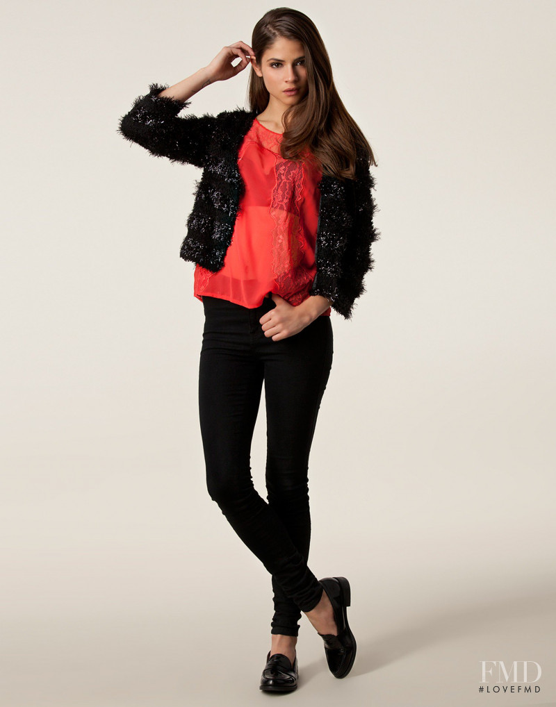 Alba Galocha featured in  the nelly.com Jumpers & Cardigans catalogue for Spring/Summer 2013