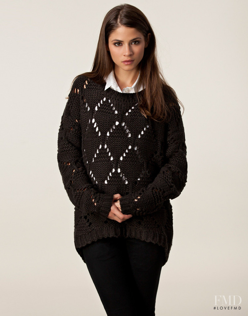 Alba Galocha featured in  the nelly.com Jumpers & Cardigans catalogue for Spring/Summer 2013