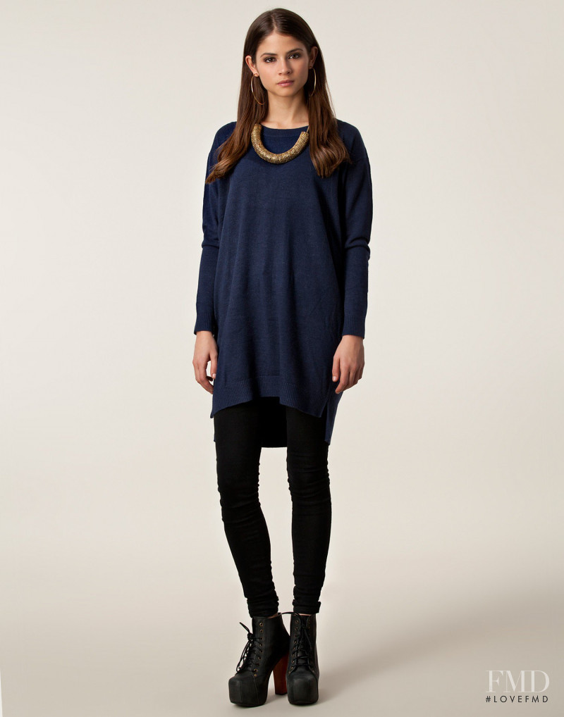 Alba Galocha featured in  the nelly.com Jumpers & Cardigans catalogue for Spring/Summer 2013