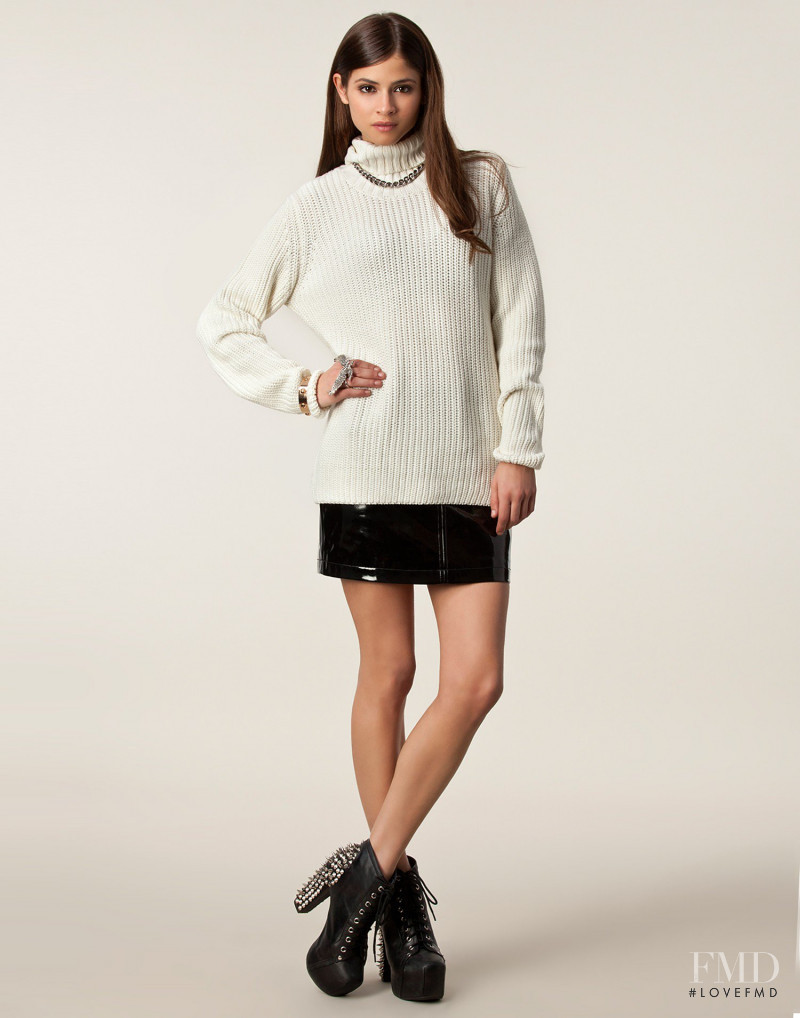 Alba Galocha featured in  the nelly.com Jumpers & Cardigans catalogue for Spring/Summer 2013