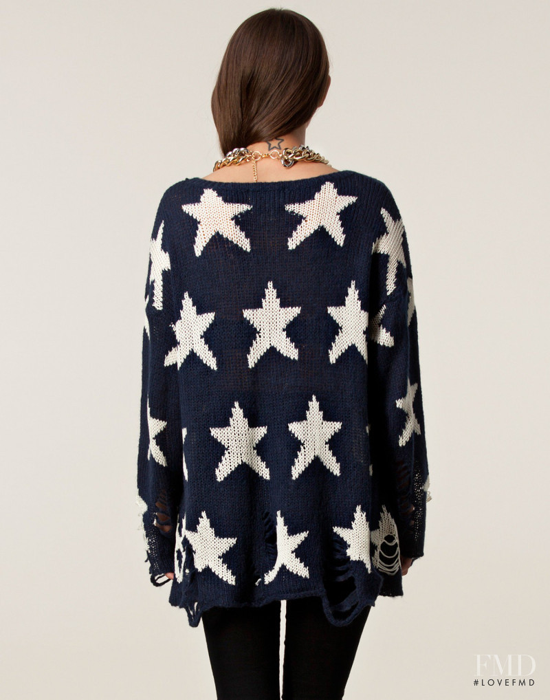 Alba Galocha featured in  the nelly.com Jumpers & Cardigans catalogue for Spring/Summer 2013