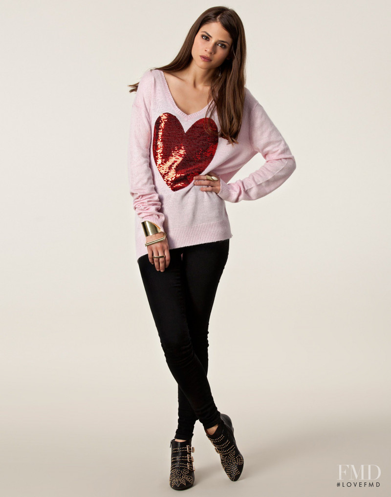 Alba Galocha featured in  the nelly.com Jumpers & Cardigans catalogue for Spring/Summer 2013
