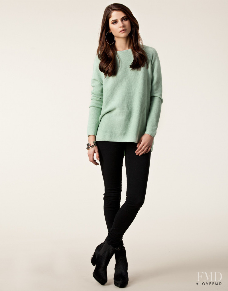 Alba Galocha featured in  the nelly.com Jumpers & Cardigans catalogue for Spring/Summer 2013