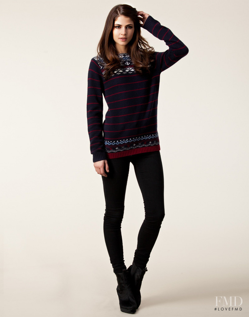 Alba Galocha featured in  the nelly.com Jumpers & Cardigans catalogue for Spring/Summer 2013