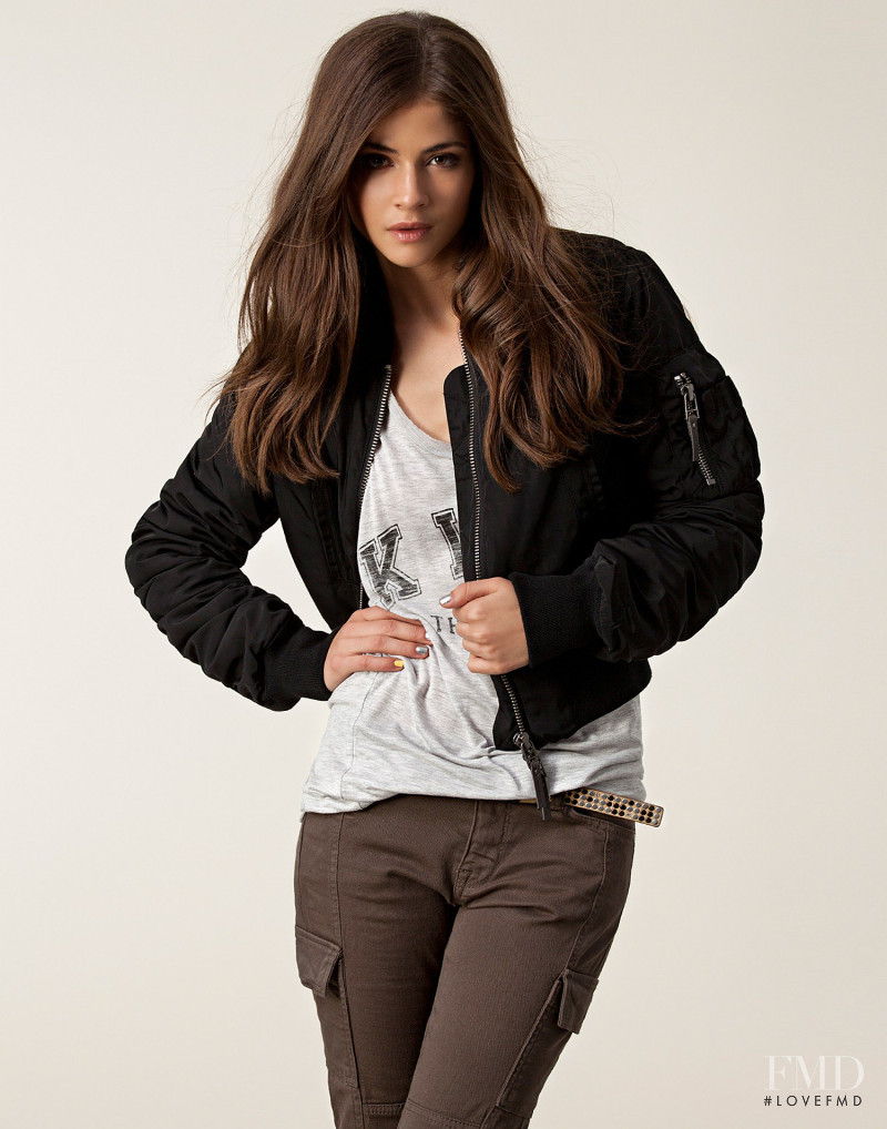 Alba Galocha featured in  the nelly.com Jumpers & Cardigans catalogue for Spring/Summer 2013