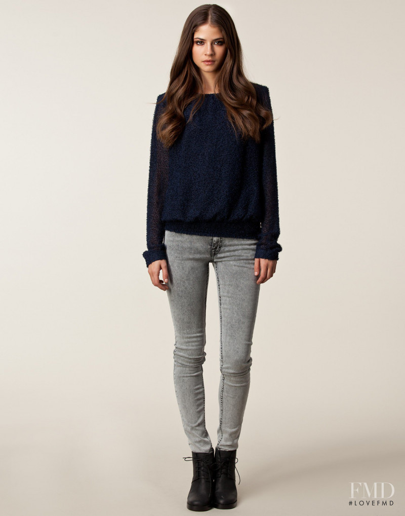 Alba Galocha featured in  the nelly.com Jumpers & Cardigans catalogue for Spring/Summer 2013