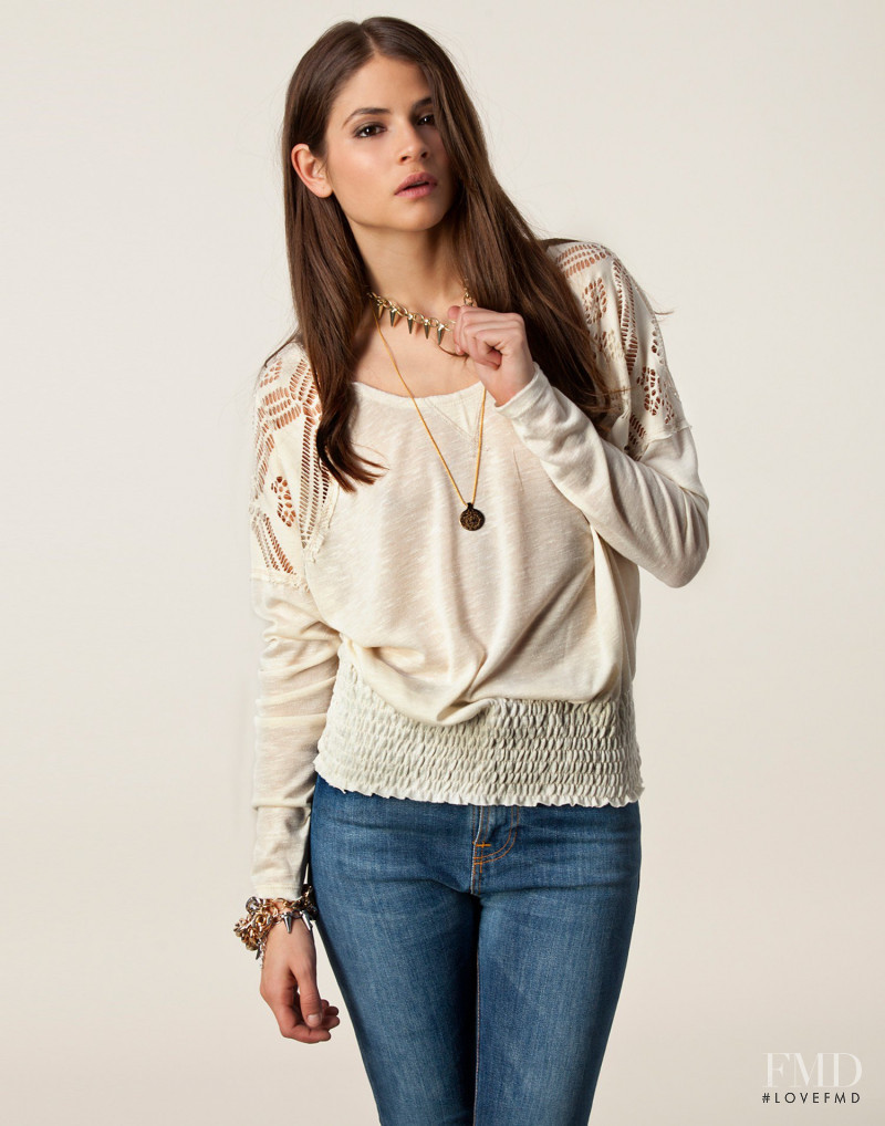 Alba Galocha featured in  the nelly.com Jumpers & Cardigans catalogue for Spring/Summer 2013