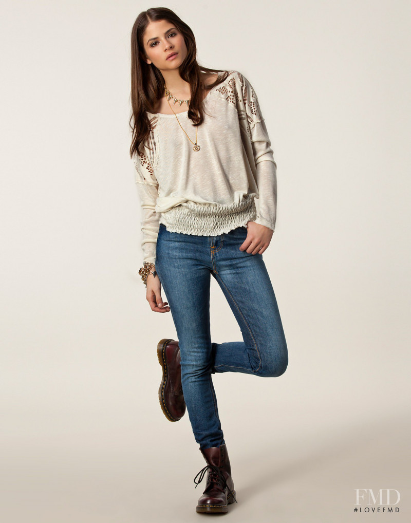 Alba Galocha featured in  the nelly.com Jumpers & Cardigans catalogue for Spring/Summer 2013