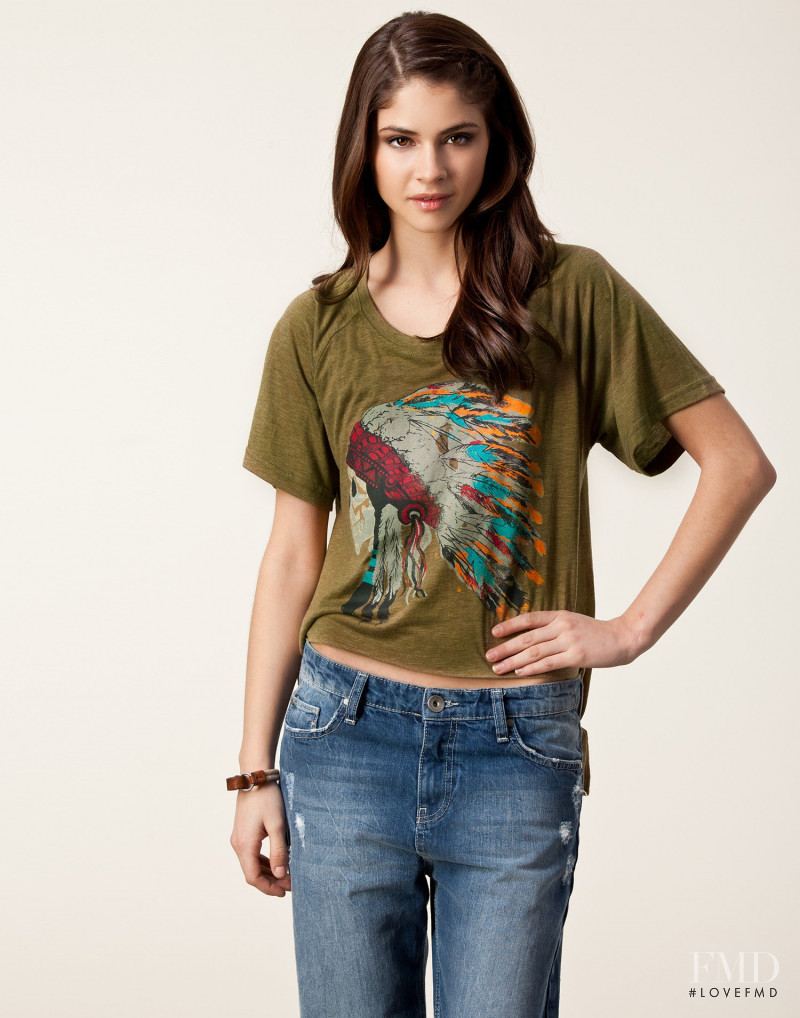 Alba Galocha featured in  the nelly.com Jumpers & Cardigans catalogue for Spring/Summer 2013